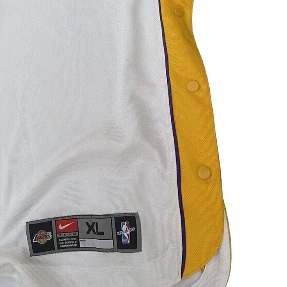 Rare Vintage Nike Los Angeles LA Lakers Warm Up Shooting Shirt Size XL - Picture 4 of 16